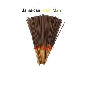 Natural Brown Jamaican Bad Man Exotic Incense Bundle 80-100 sticks USA Created